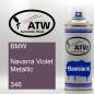 Preview: BMW, Navarra Violet Metallic, 346: 400ml Sprühdose, von ATW Autoteile West.